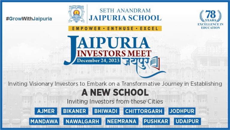 Investor Meet Jaipur Media Ad