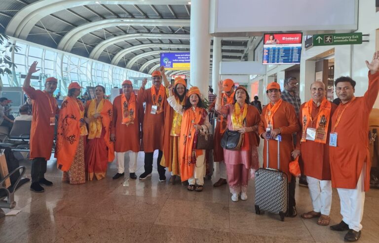 NRI Delegation in Ayodhya For The Ram Mandir consecration ceremony
