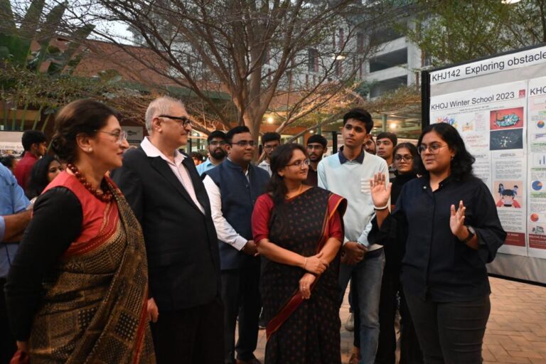 Navrachana University’s ‘Khoj’ Winter School exhibition commences (1)