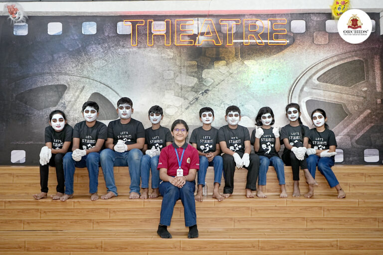 Orchids Students in Theater Lab