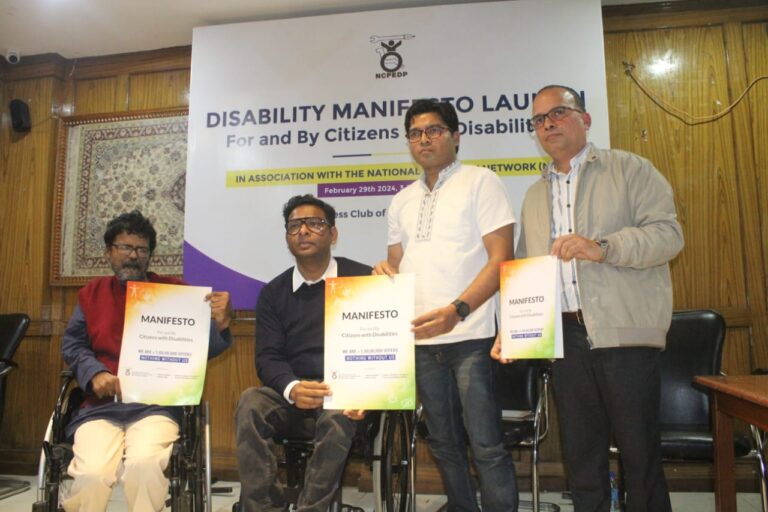 Disability Manifesto Unveiling