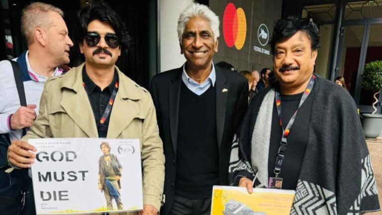 Hollywood-Producer-Ashok-Amritraj-Unveils-‘God-Must-Die-Poster-at-Cannes-1068x601