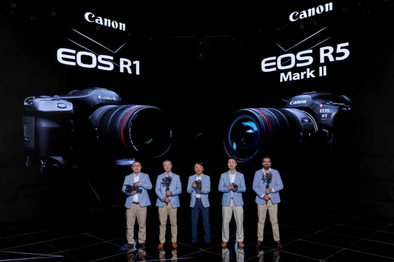 Canon leadership unveiling EOS R1 and EOS R5 Mark II