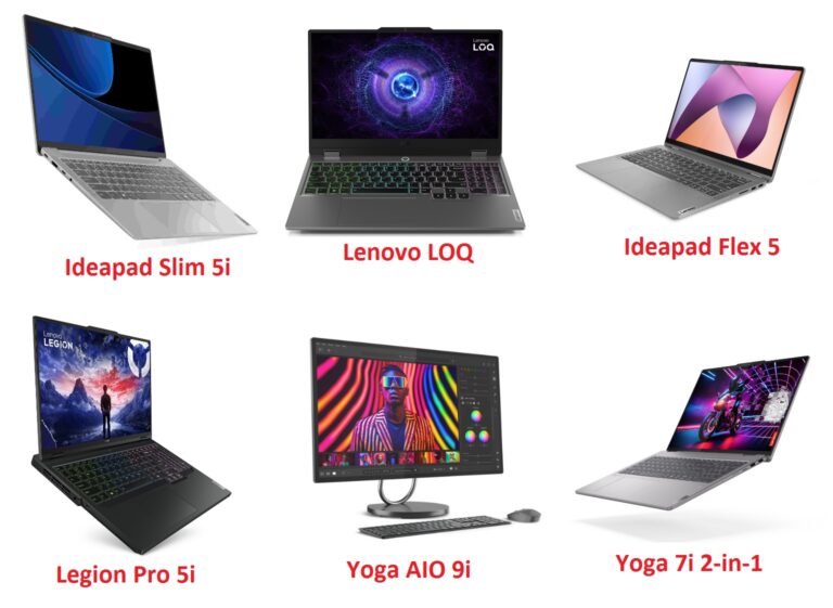 Lenovo Products Photo