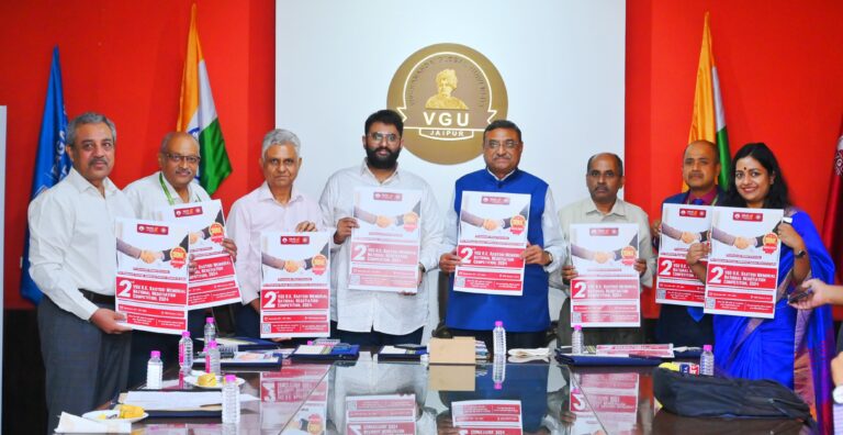 VGU to organize 2nd R.K. Rastogi Memorial National Negotiation Competition on 28th and 29th September