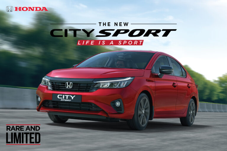 Honda Cars India Ltd. Launches New Honda City Sport with Striking Style and Sporty Character