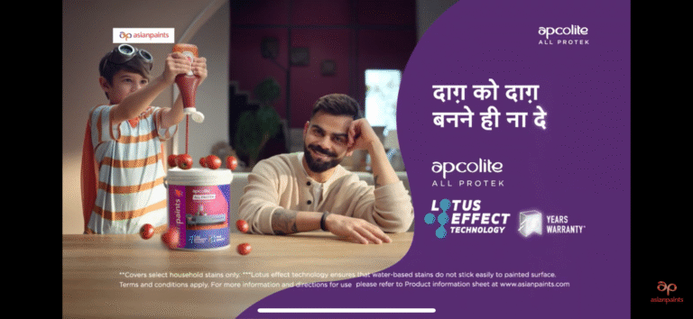 Asian Paints Apcolite All Protek with Virat Kohli