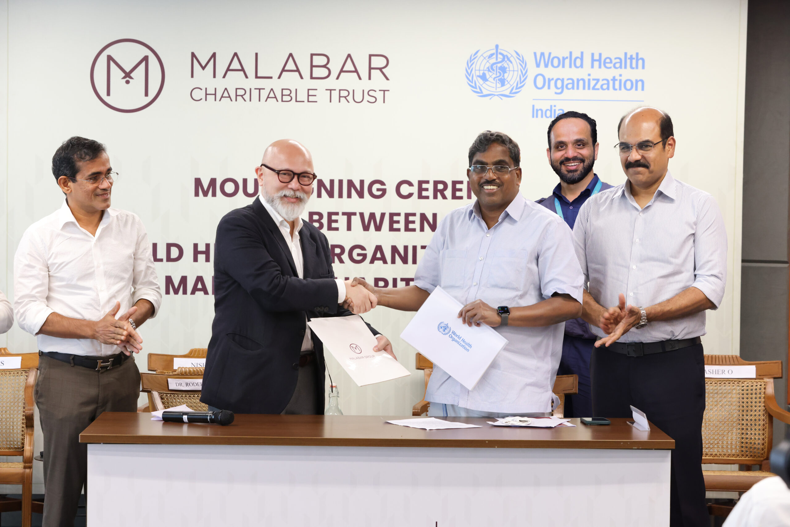 Malabar Group signs MoU with WHO India to implement 'Nurturing Beginnings' project