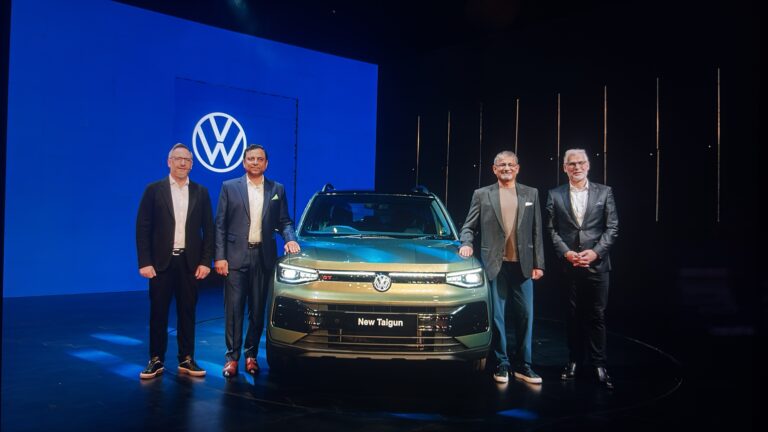 L-R Mr. Marcus Butros, Mr. Nitin Kohli, Mr. Piyush Arora and Mr. Jan Bures Leadership at Volkswagen