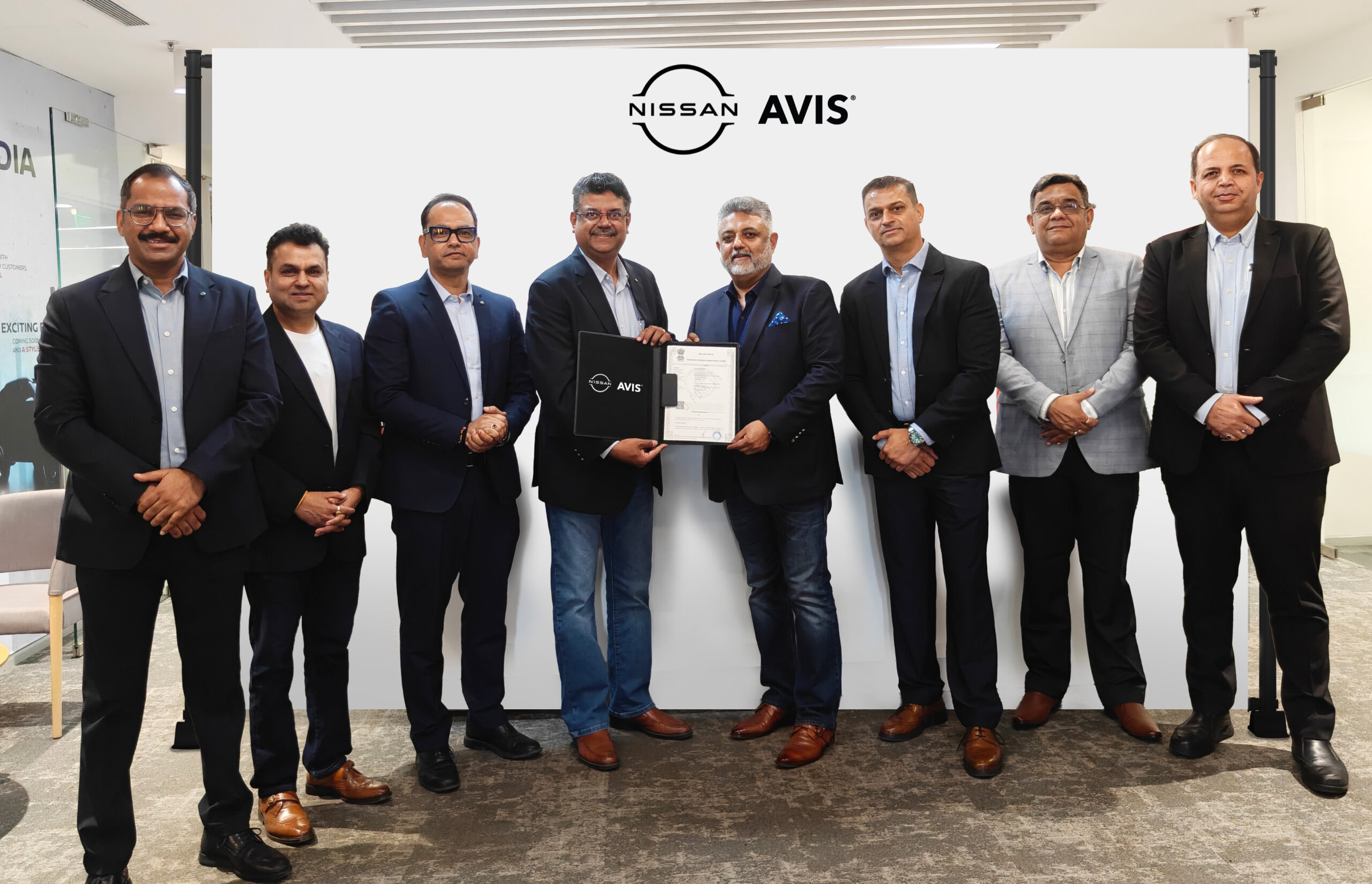 Saurabh Vatsa, MD Nissan Motor India and Aman Naagar, MD Avis India Announce Partnership for Leasing and Subscription-based solutions