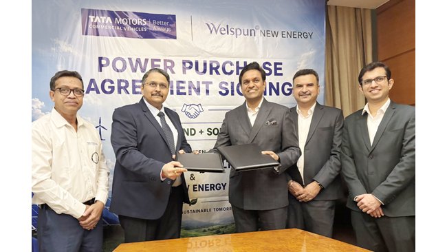 Tata Motors Limited and Welspun Renewable Energy