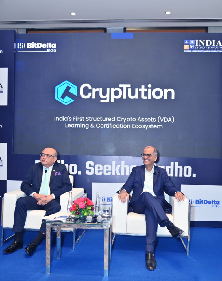 from-L2R-Mr.-Romit-Barat,-Director---AAFM-India,-Mr.-Vikaas-M-Sachdeva,-CEO---BitDelta-India