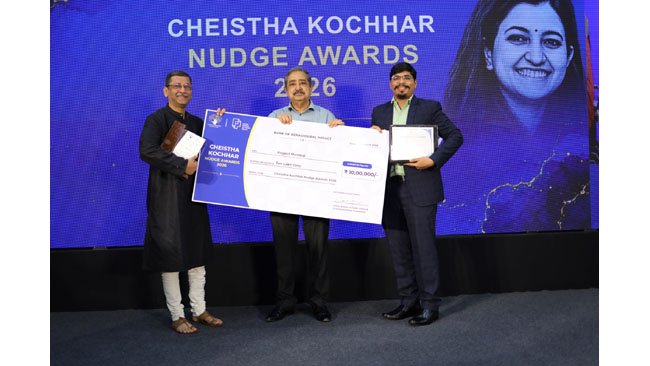 Indian School of Public Policy and Cheistha Kochhar Foundation Celebrate Behavioural Innovation at the Inaugural Cheistha Kochhar Nudge Awards 20261